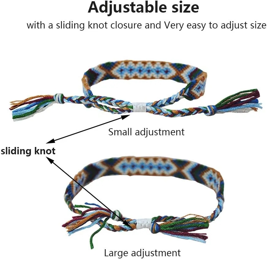 Bohemian Colored Woven Bracelet 3