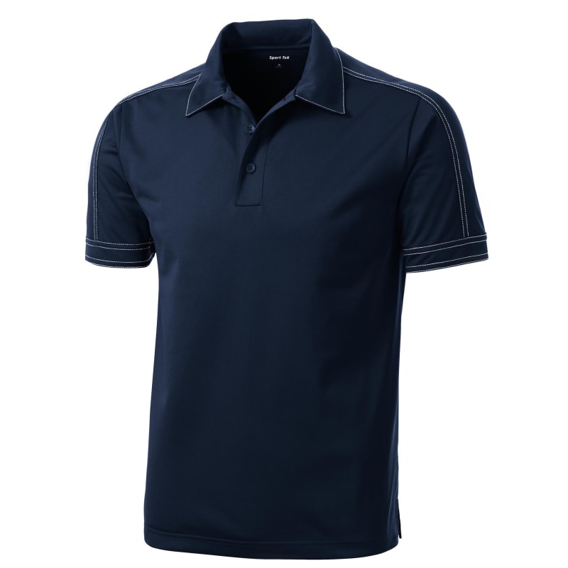 Sport-Tek Contrast Stitch Micropique Sport-Wick Polo. 11
