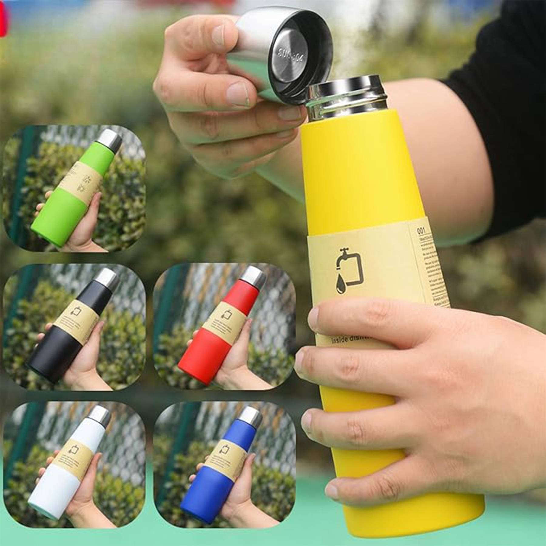 17oz Stainless Steel Vacuum Insulated Coke Bottle 4