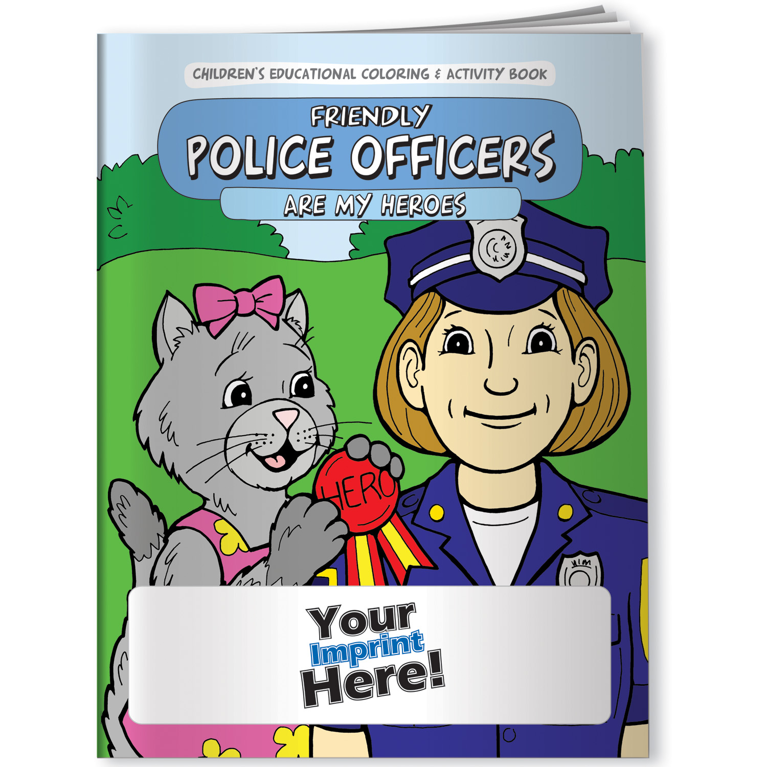 Coloring Book - Friendly Police Officers are My Heroes 4
