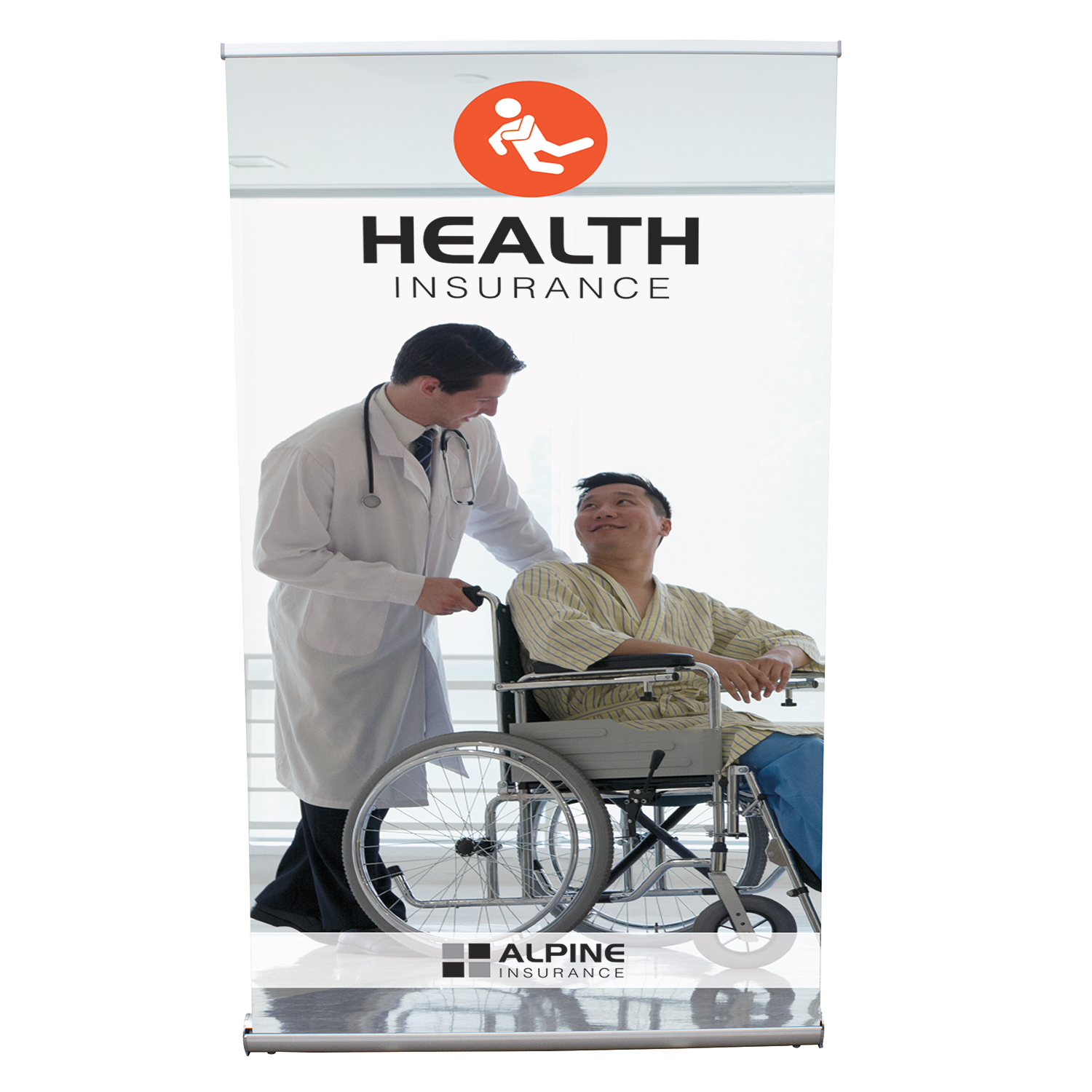 48" Stratus Retractor Kit (No-Curl Hybrid Media) 9