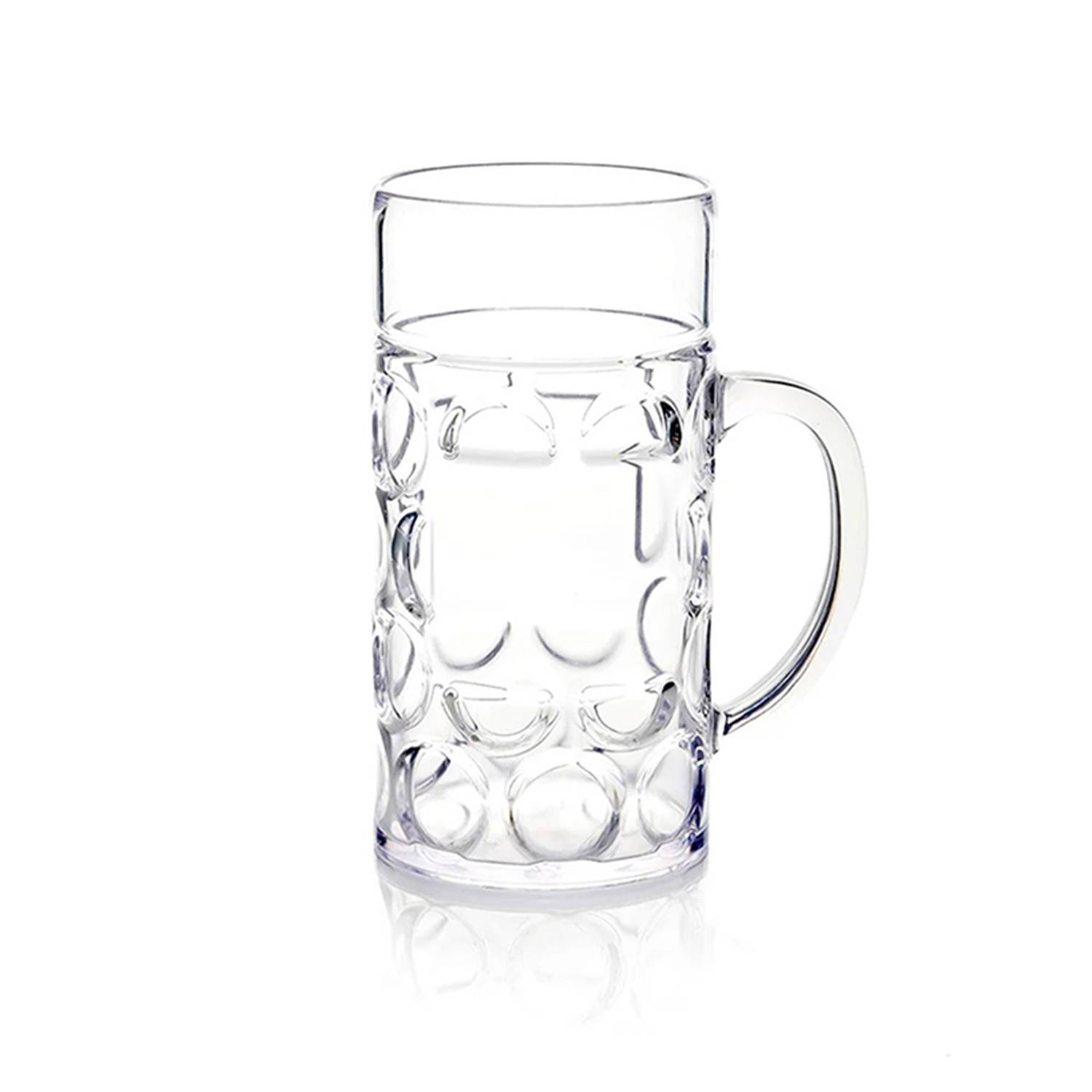32 oz Clear Plastic Beer Mug 10