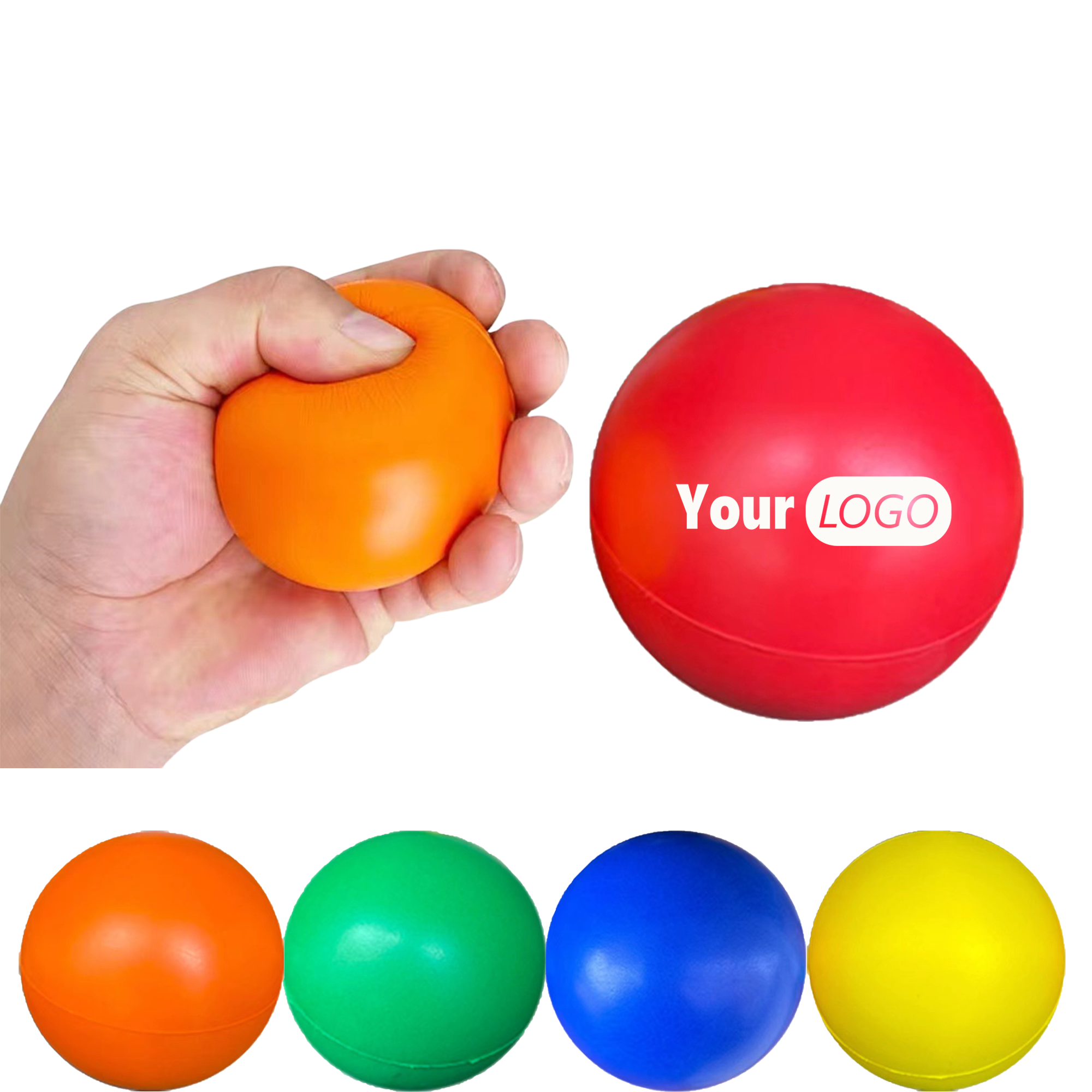 Round Polyurethane Stress Ball MOQ 100 2
