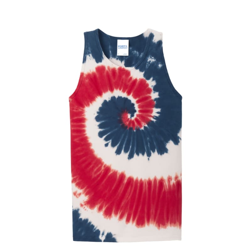 Port & Company Tie-Dye Tank Top. 25