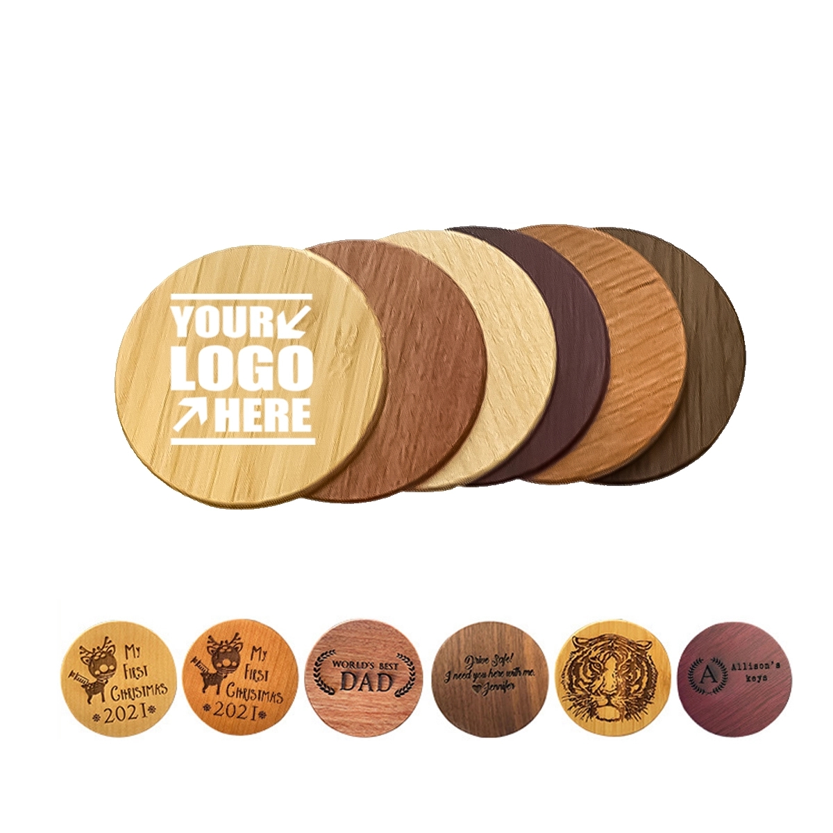 Custom Wooden Nickel 1
