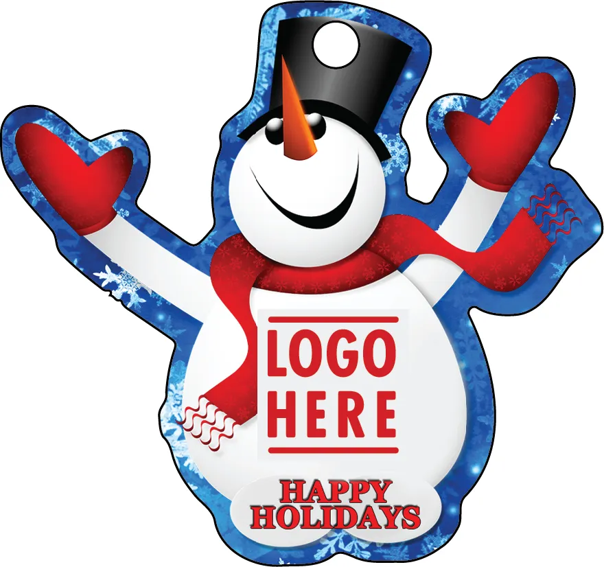 Full Color Acrylic Ornaments - Snowman