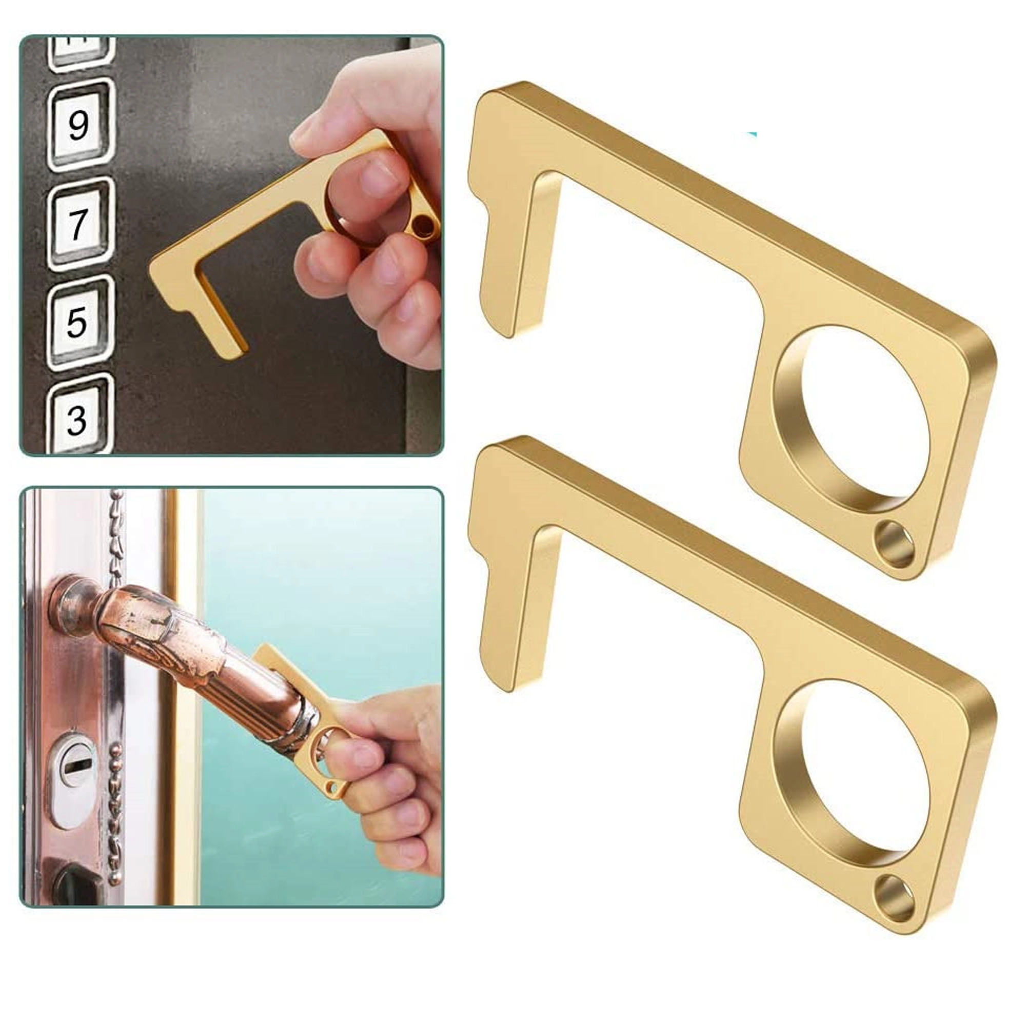 Non-Contact Door Opener Handheld EDC Keychain 6