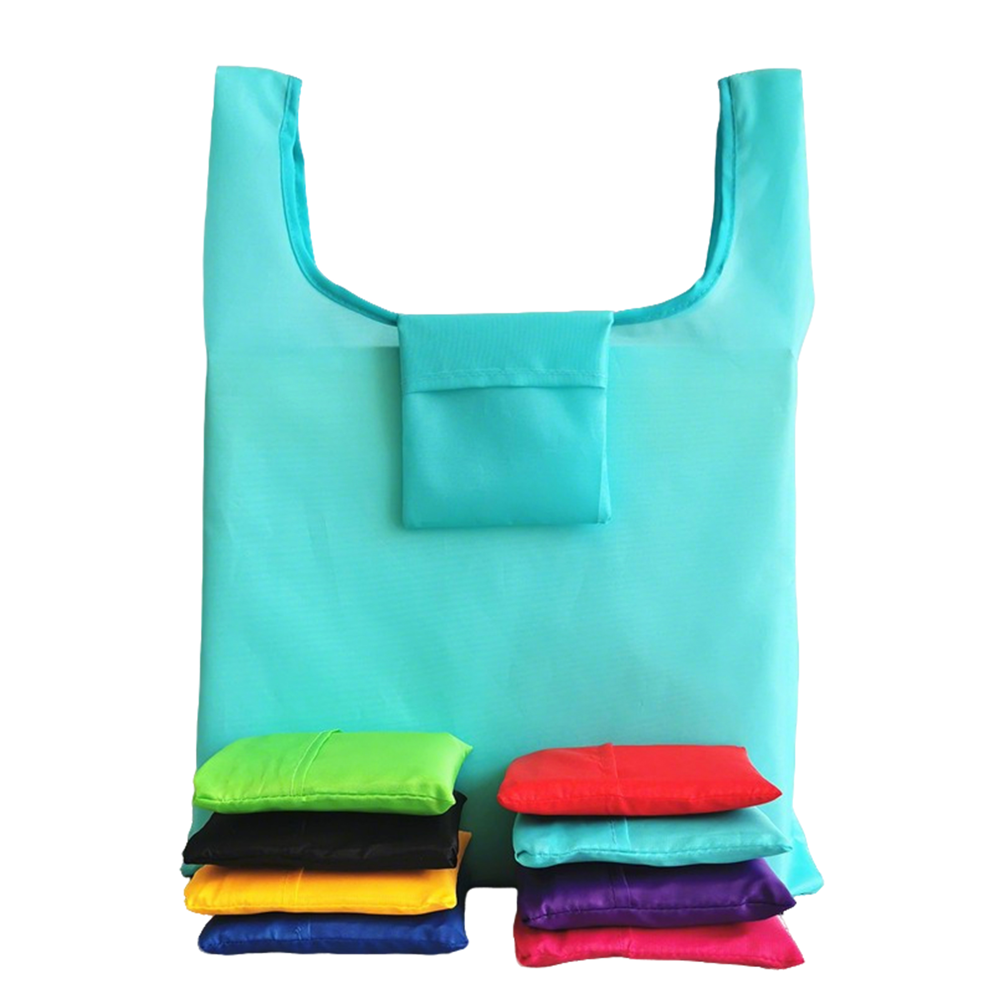 210D Oxford Folding Shopping Tote 20.9" Length x 15" Width 2