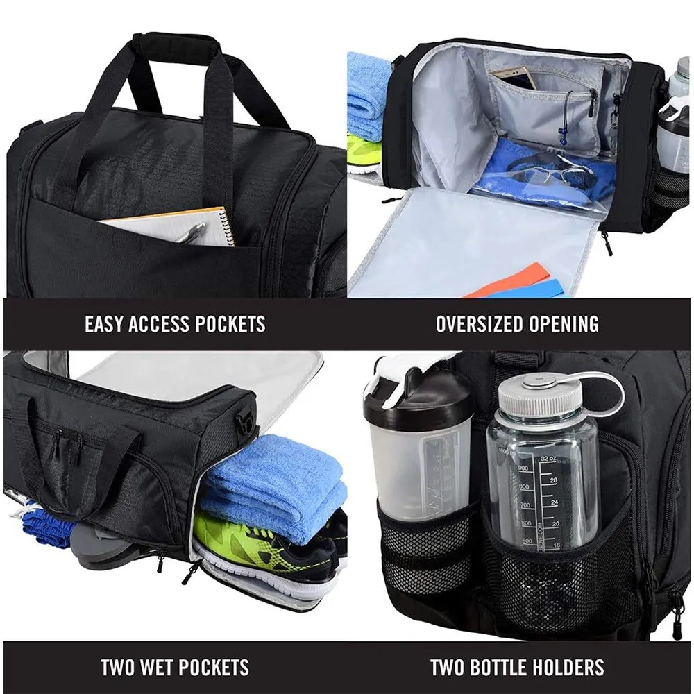 Custom Water Resistant Ultimate Durable Duffel Gym Bag 3
