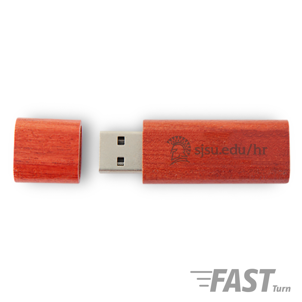Bonnie Mahogany Curved-Edge USB