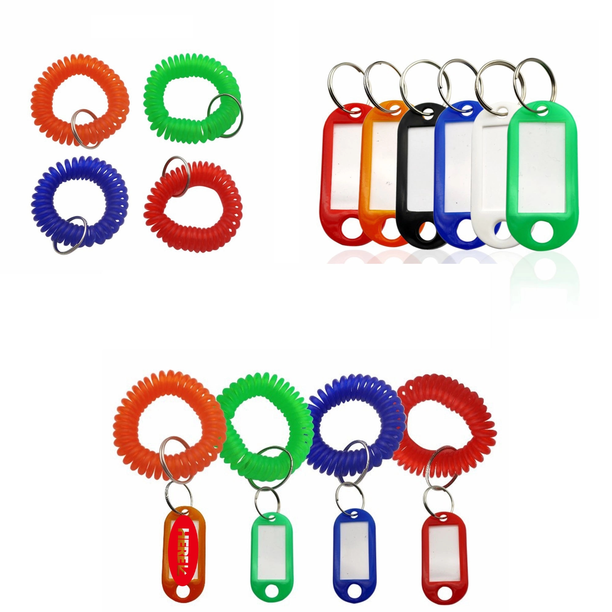 Wrist Coil With Tag Keyring