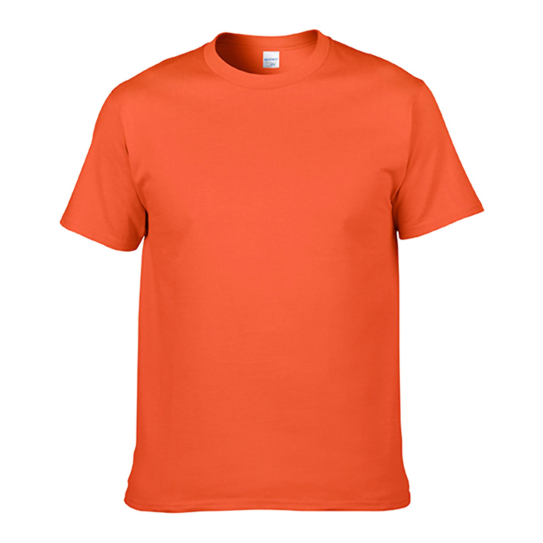 Men's Cotton Solid Color Crew Neck T-Shirt 3