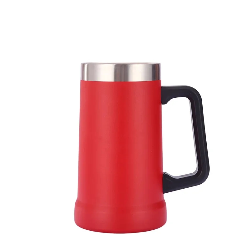 24oz Stainless Steel Beer Mug with Handle 3