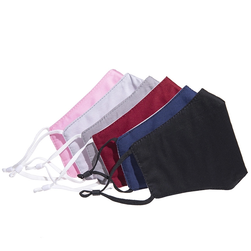 3 Layer Face Masks with Filter Pocket & Adjustable Ear Loops 1
