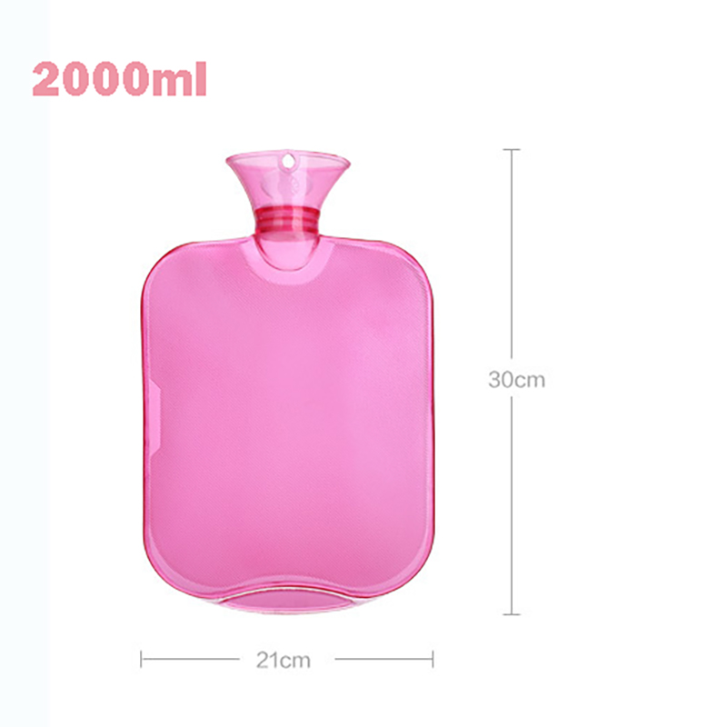 2000ml Transparent Hot Water Bottle Hot Water Bag 14