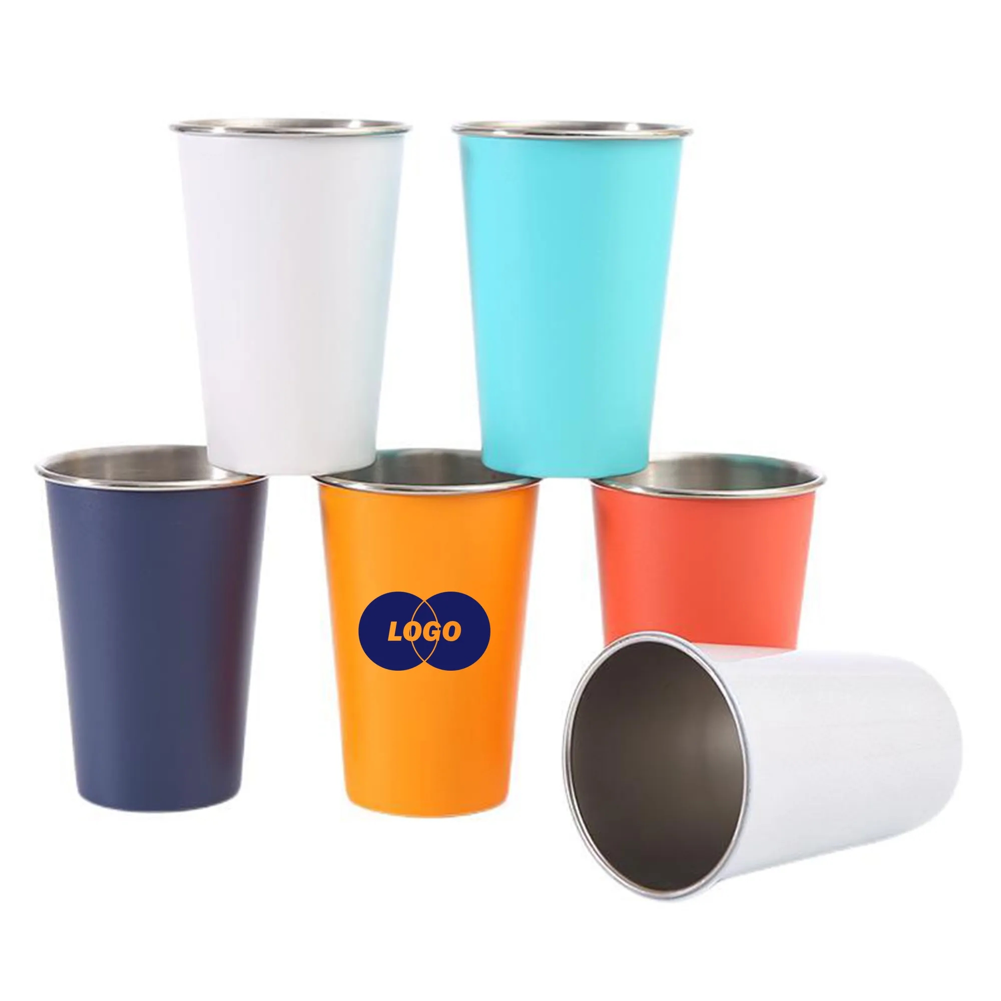 16OZ Electroplating Stainless Steel Beer Cup