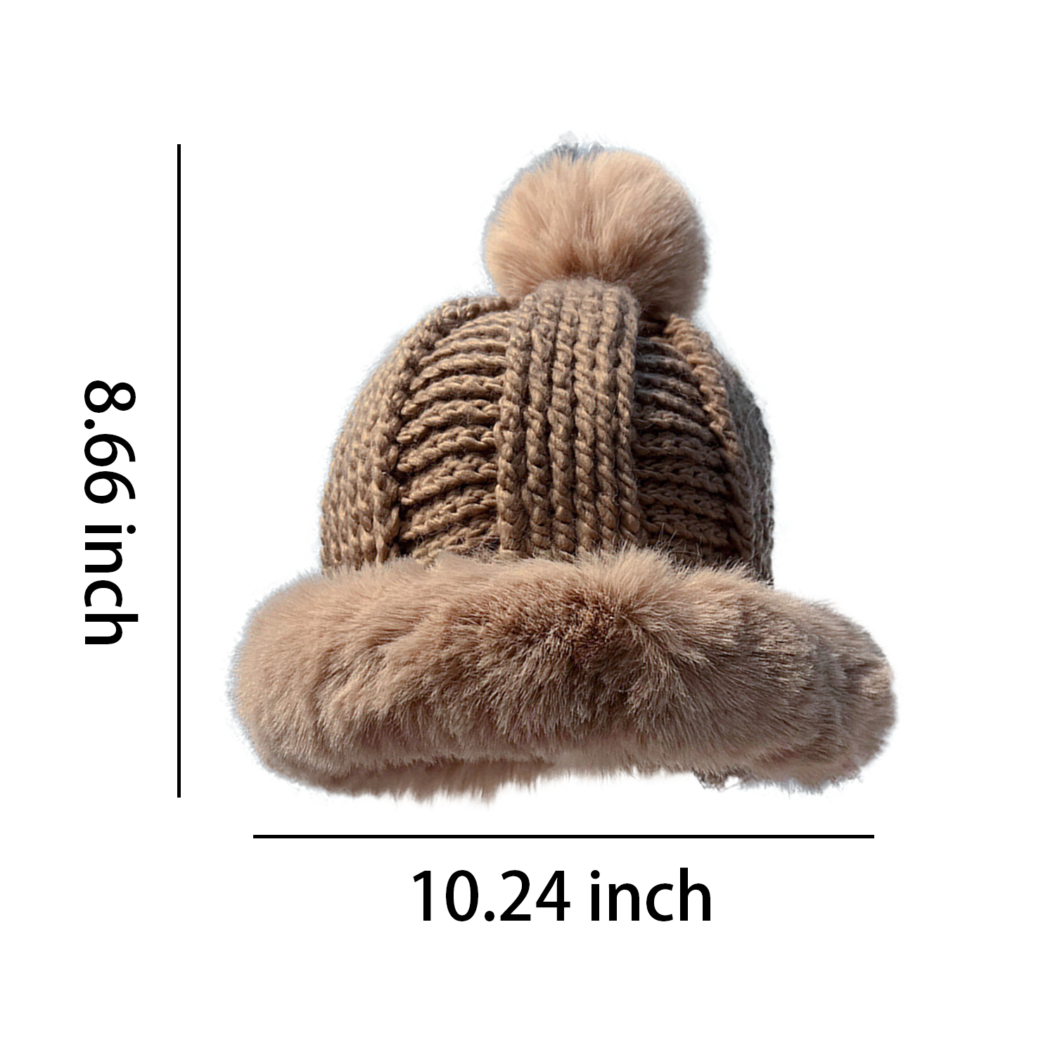 White Plush Hat 1