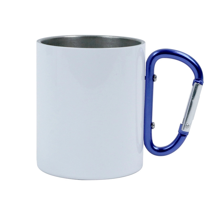 10 oz.Stainless Steel Cup With Carabiner Handle 11