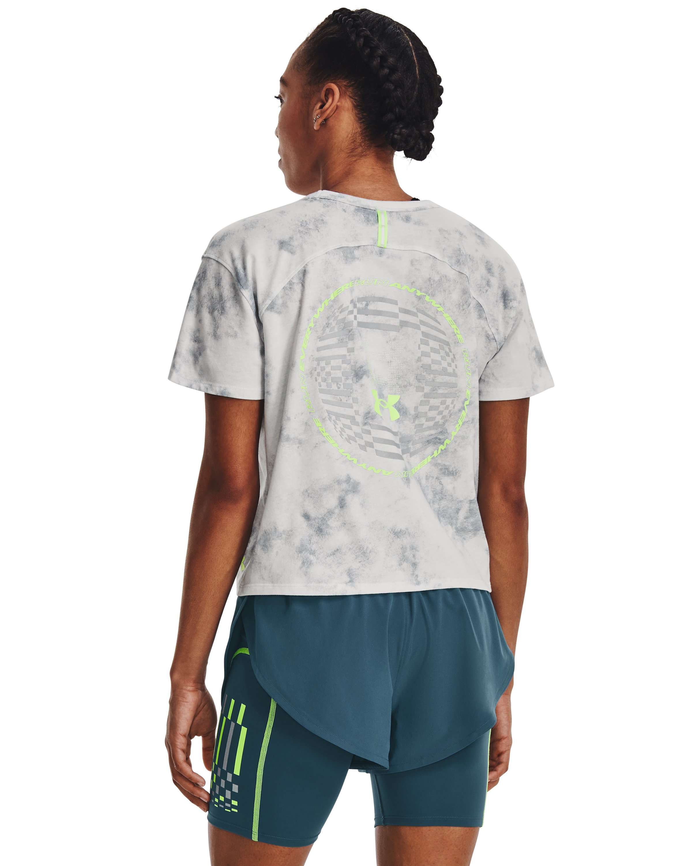 Women's UA Run Anywhere Graphic Short Sleeve 2
