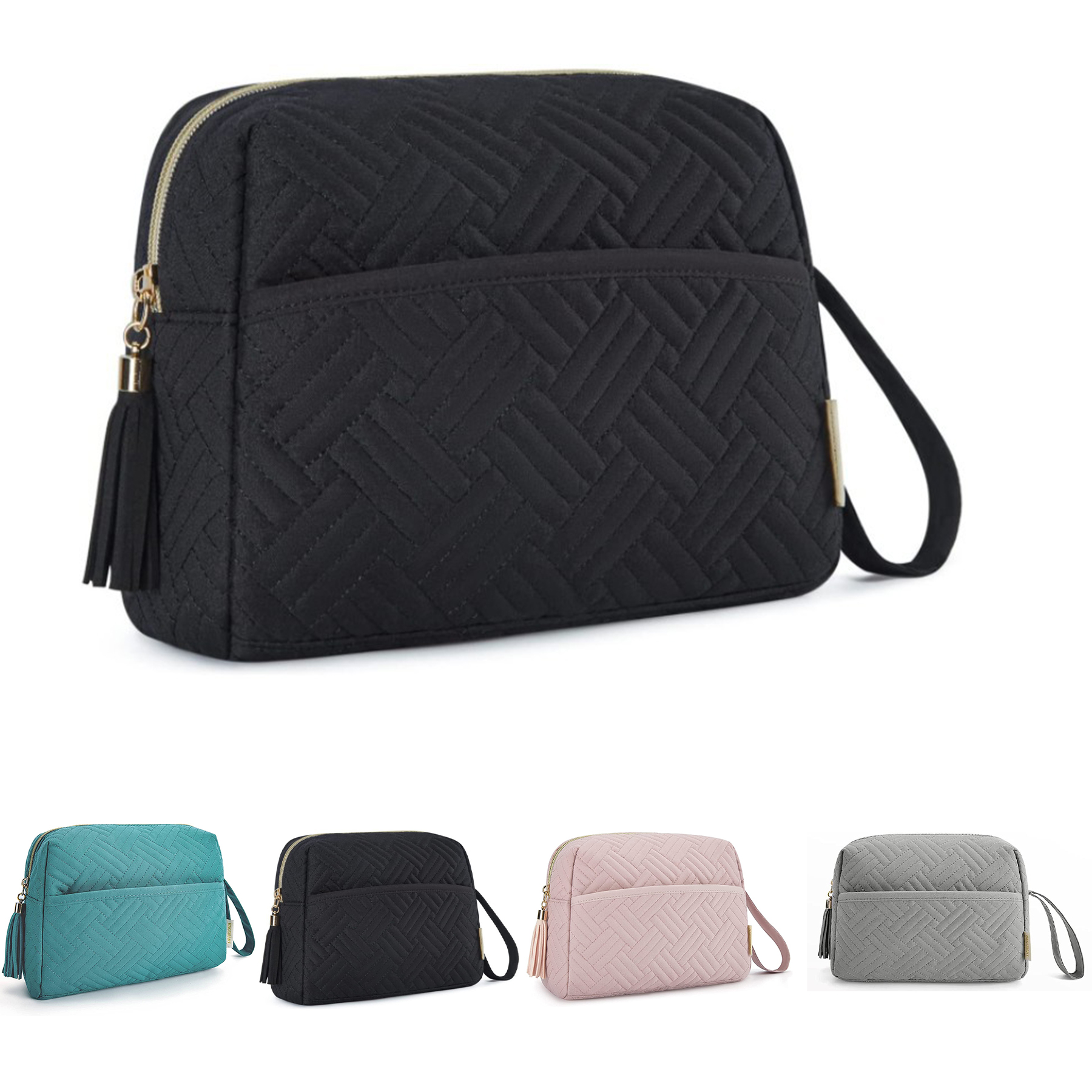 Elegant Roomy Makeup Bag