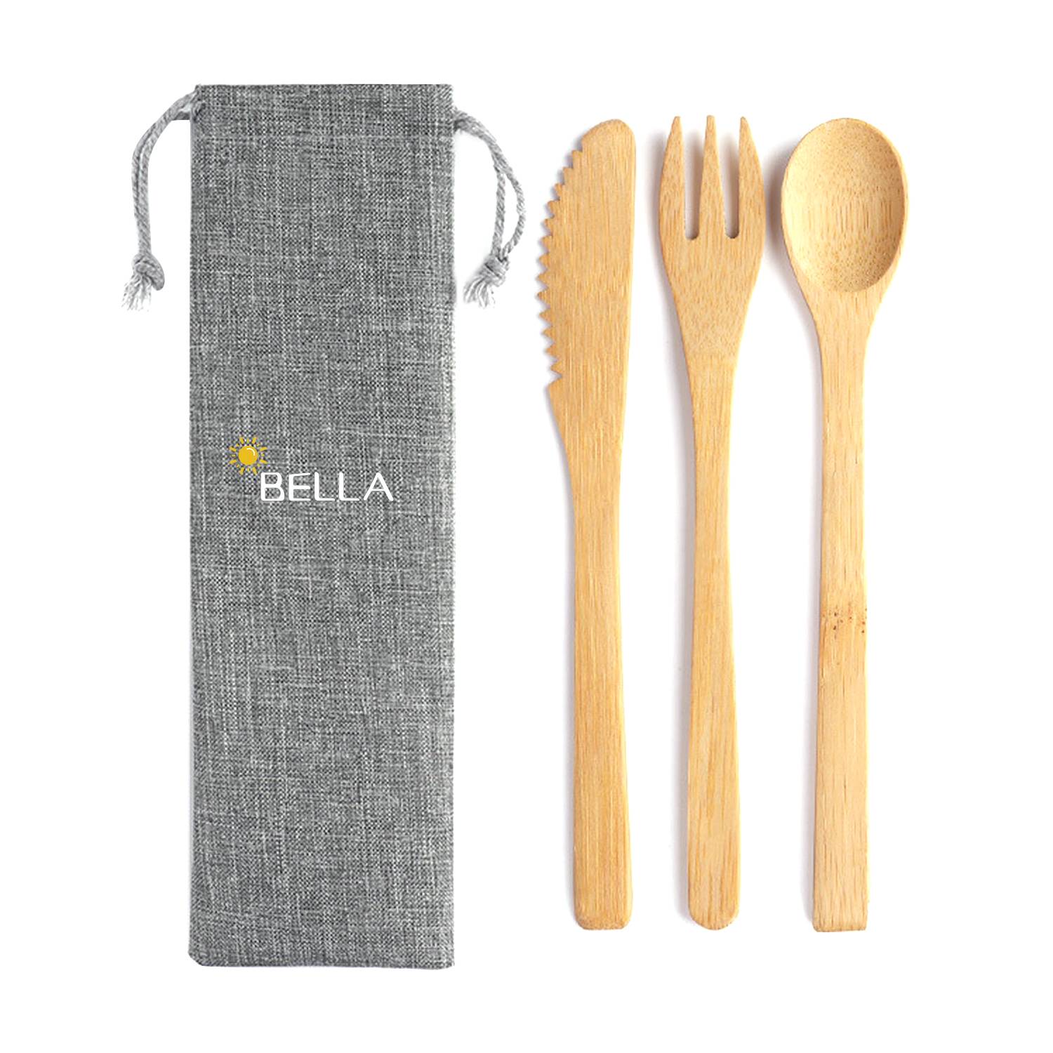 Bamboo Cutlery Set 1
