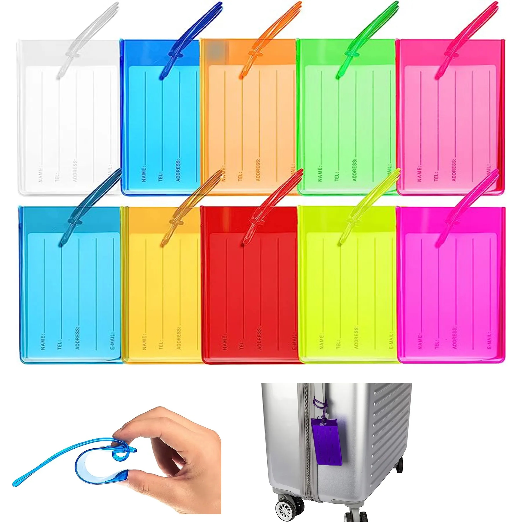 Baggage ID Label Tags Travel Essentials