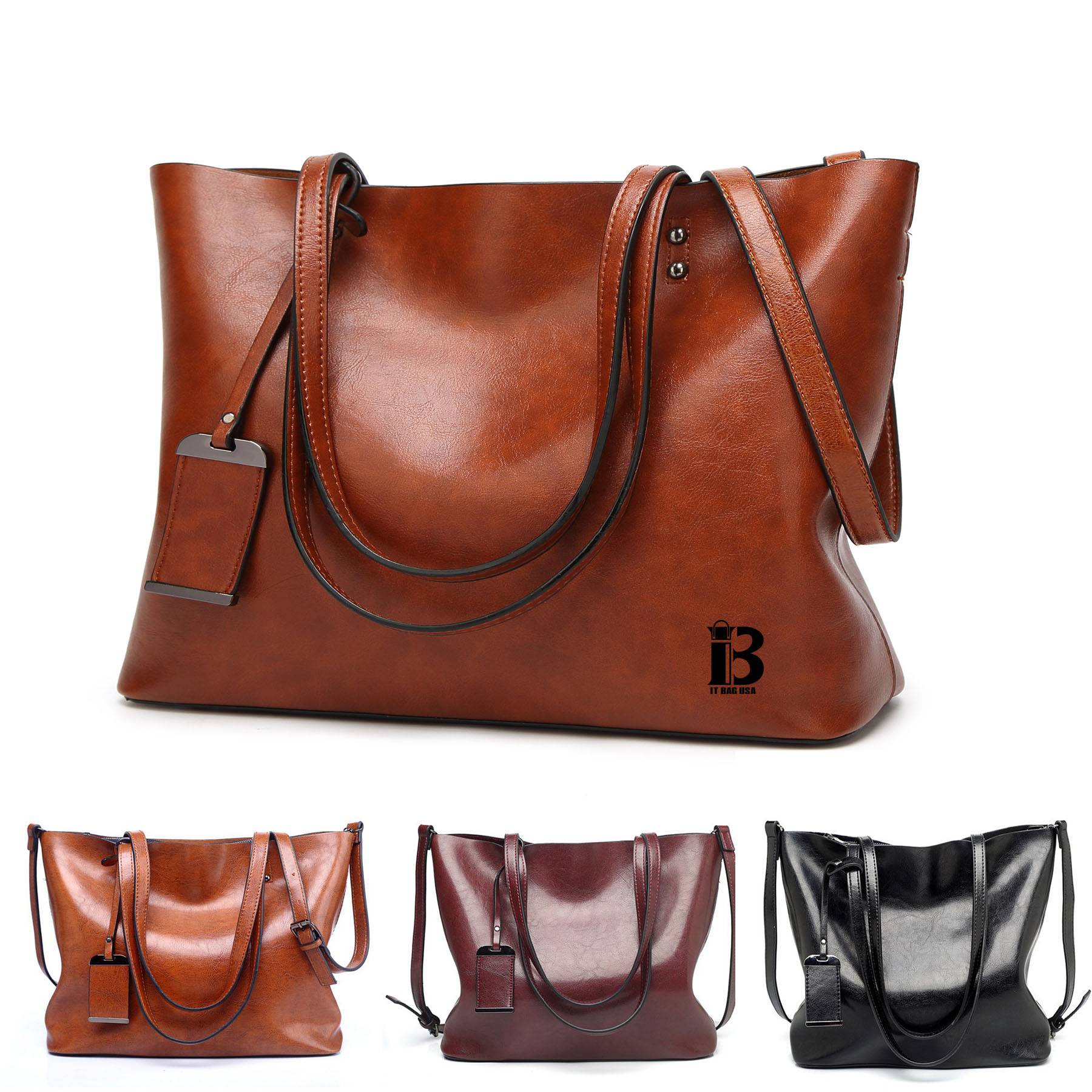 PU Leather Handbags Tote Bag for Women 1
