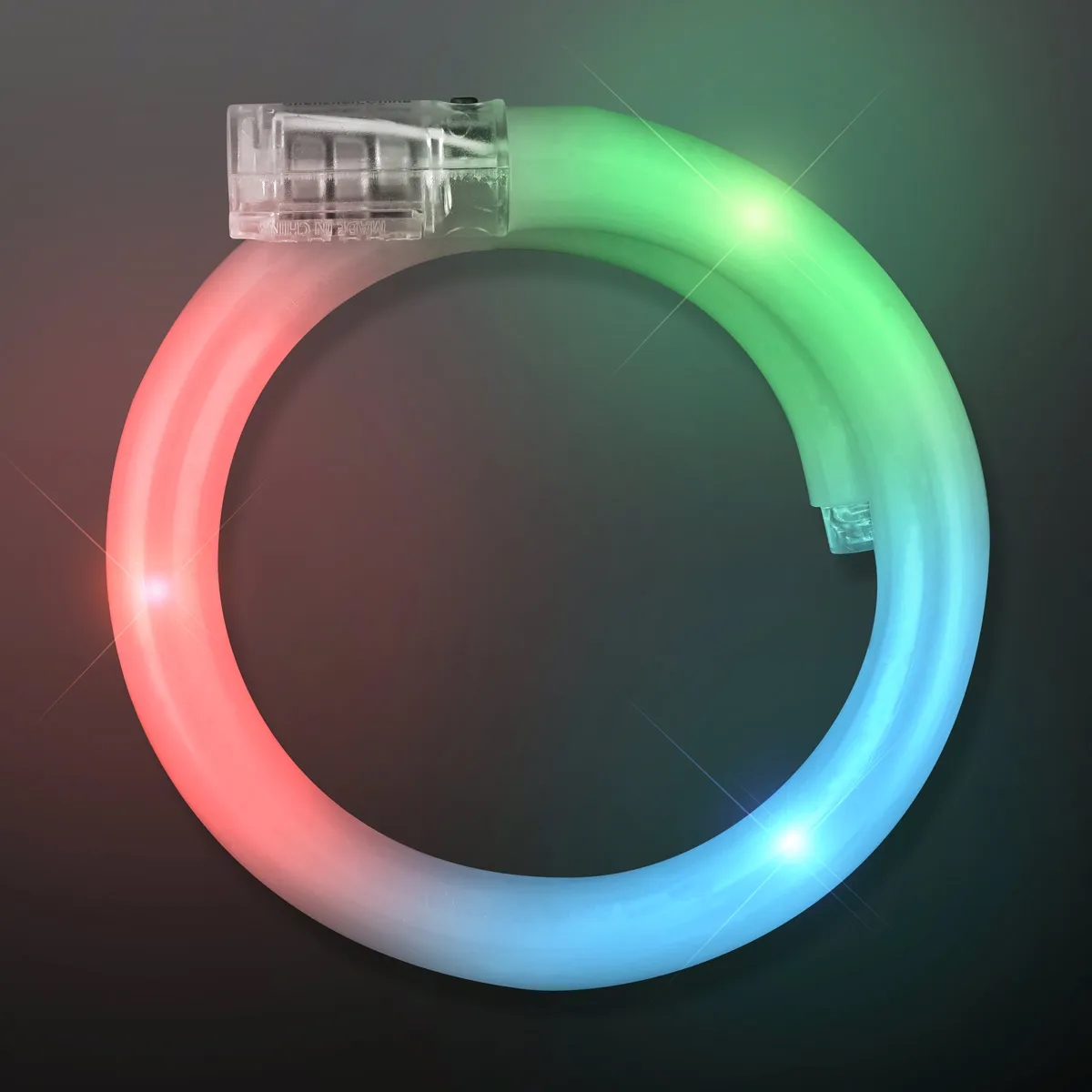 LED Light Up Flash Tube Bracelets - Single Colors 21