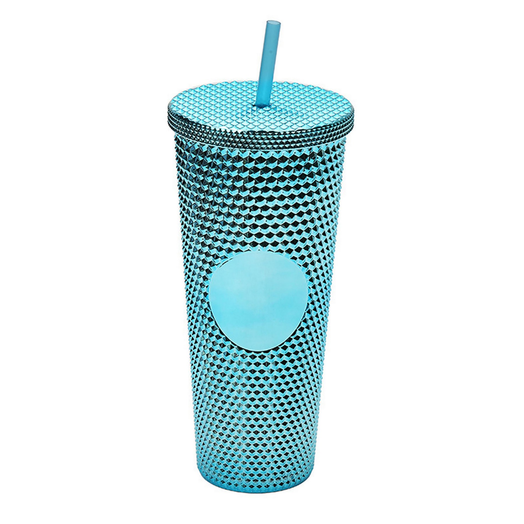 24Oz Reusable Double Wall Matte Iced Coffee Cup 9