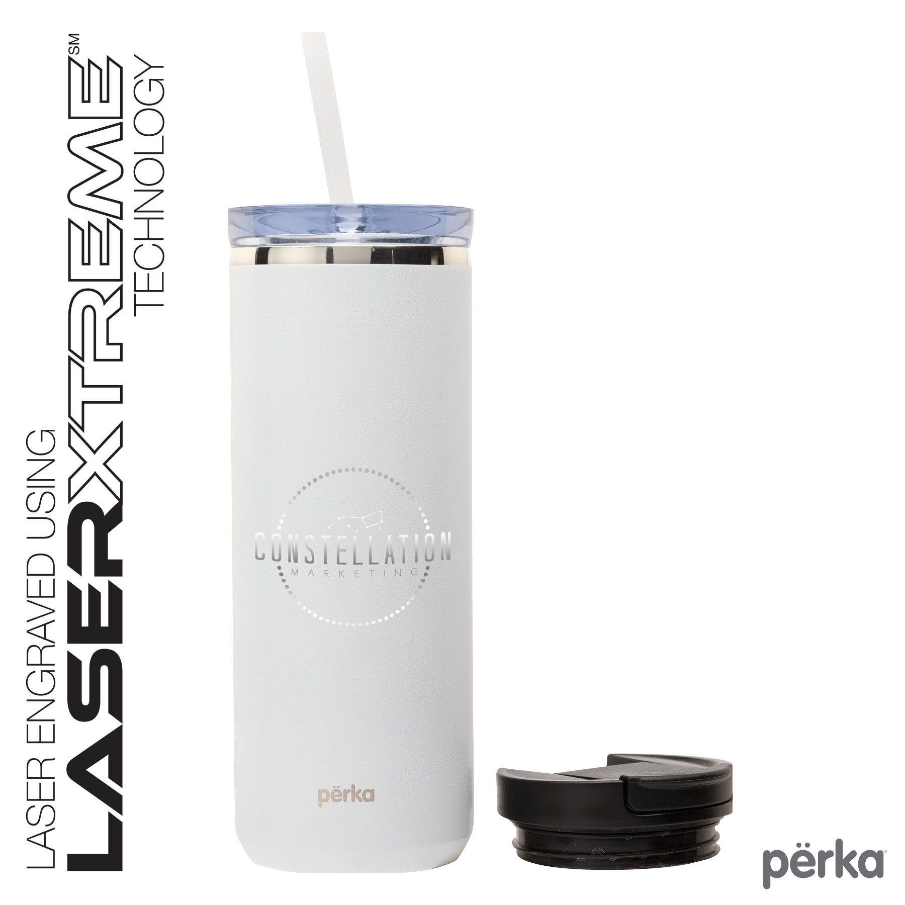 Perka® Trent 18 oz. Double Wall, Stainless Steel Hot/Cold Tumbler 25