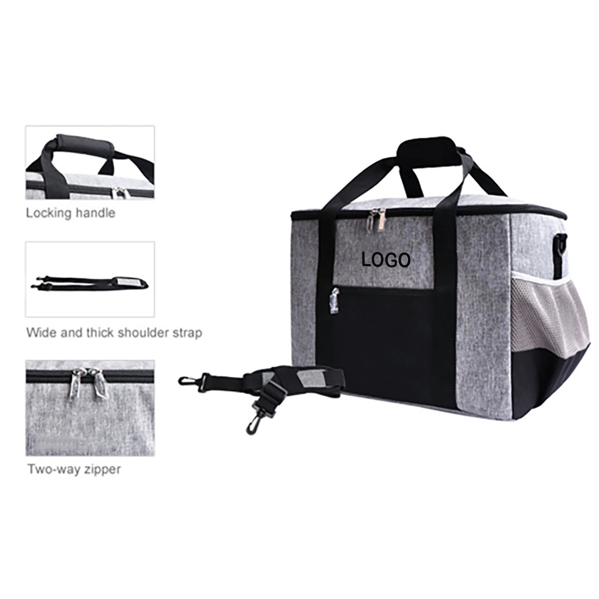 Portable Insulated Cooler Bag With Straps 5