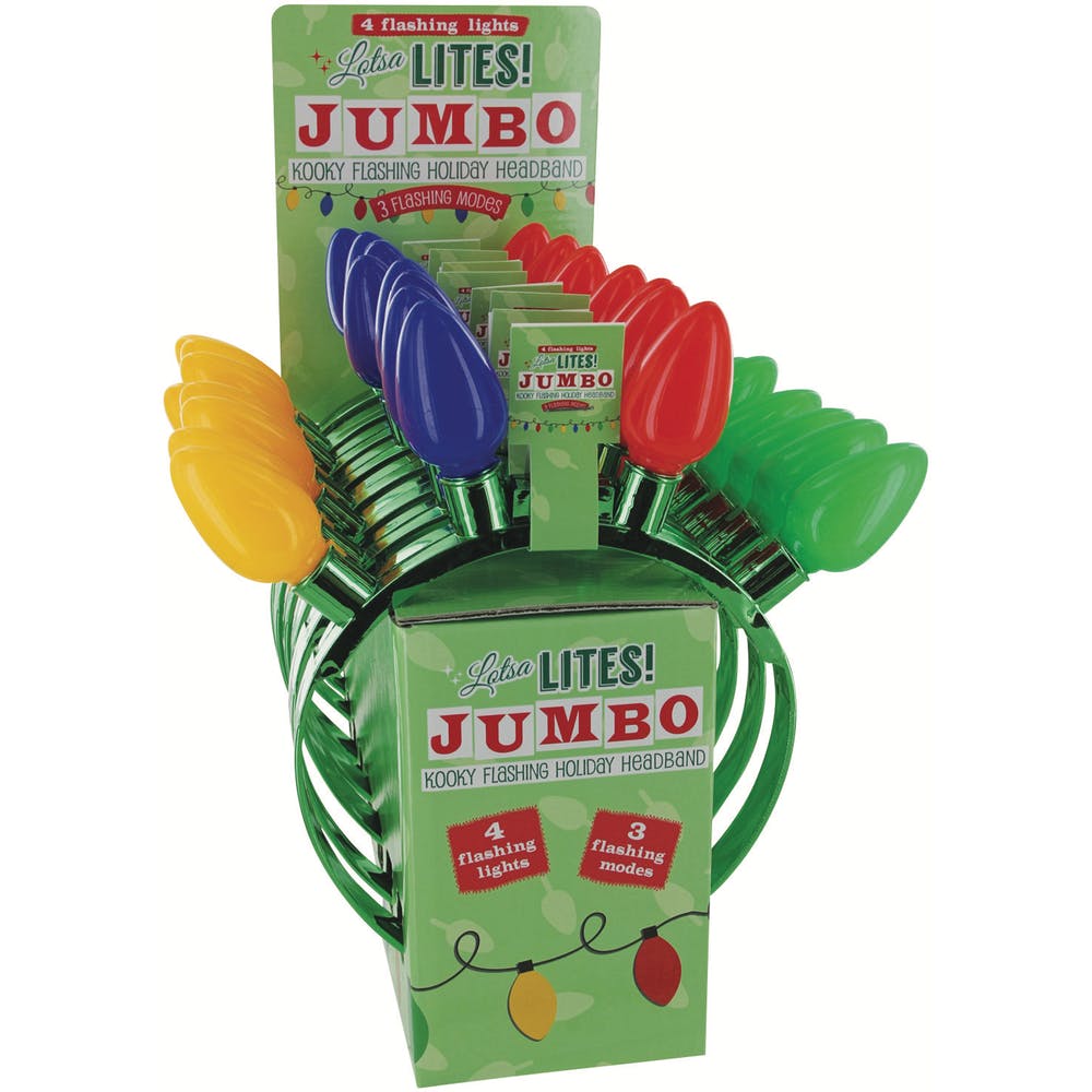 Christmas Jumbo Light Headbands 1