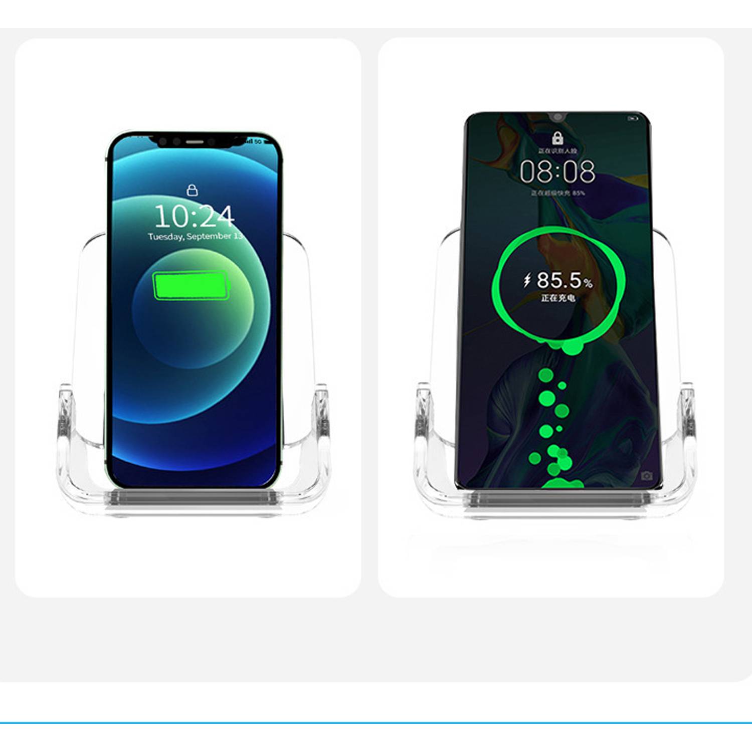 2 In 1 Wireless Charging w/ Phone Holder 4