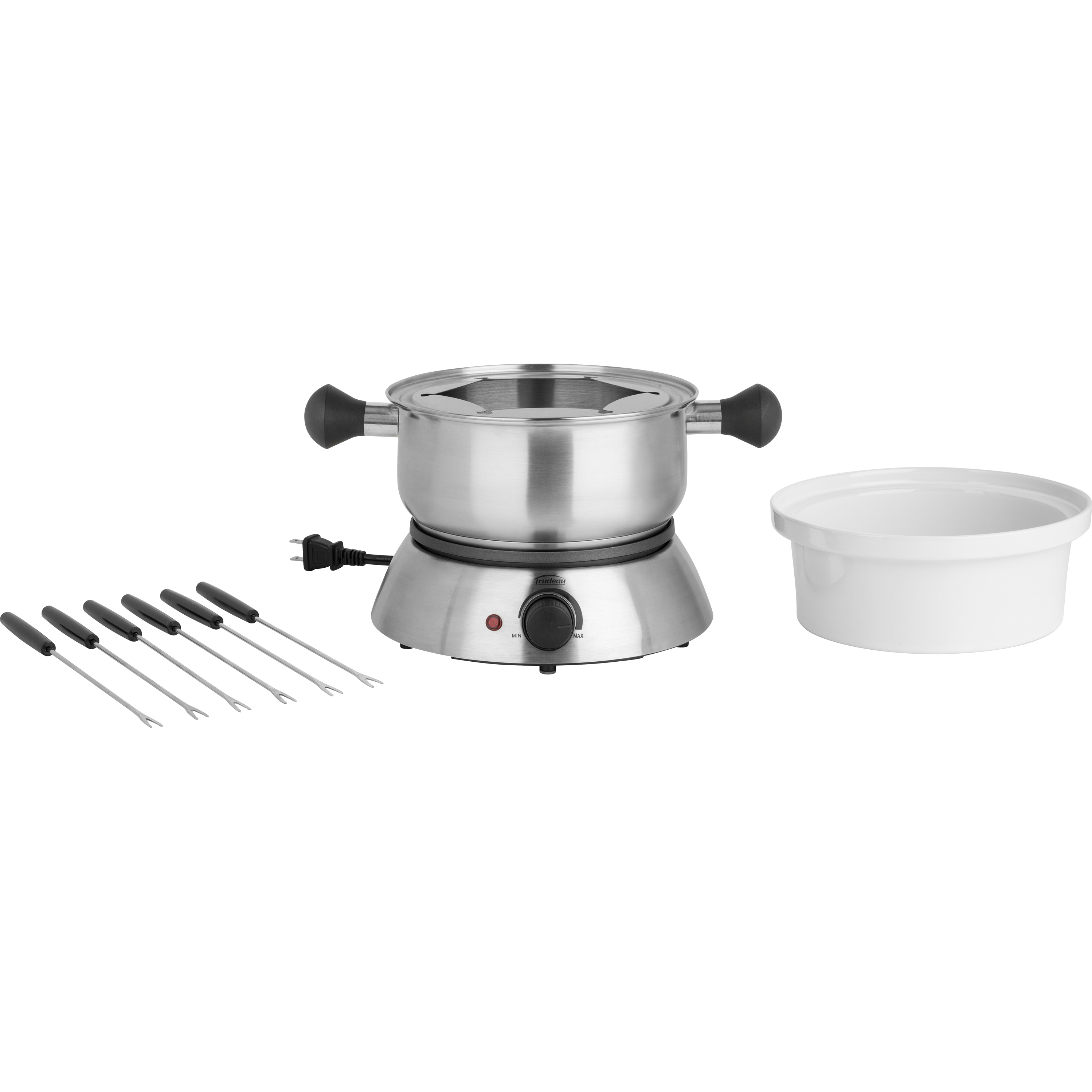 Dido 3-in-1 Electric Fondu Set from Trudeau Stainless Steel 4