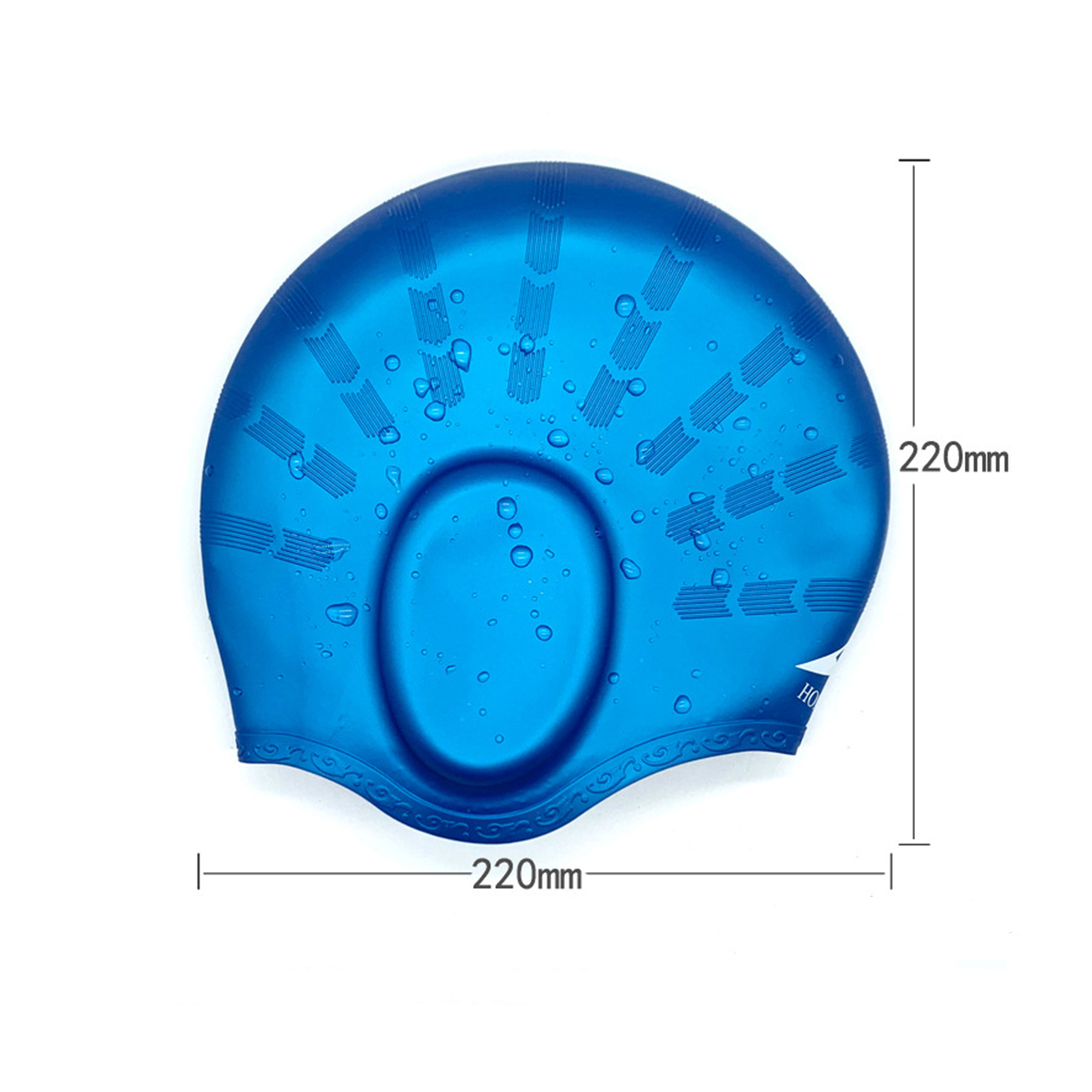 Silicone Swimming Hats for Women Men Bathing Caps 3
