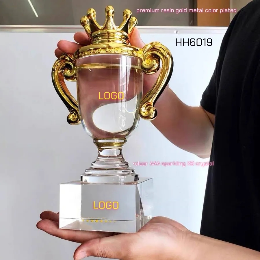Crown Crystal Cup Trophy Award BULK 8