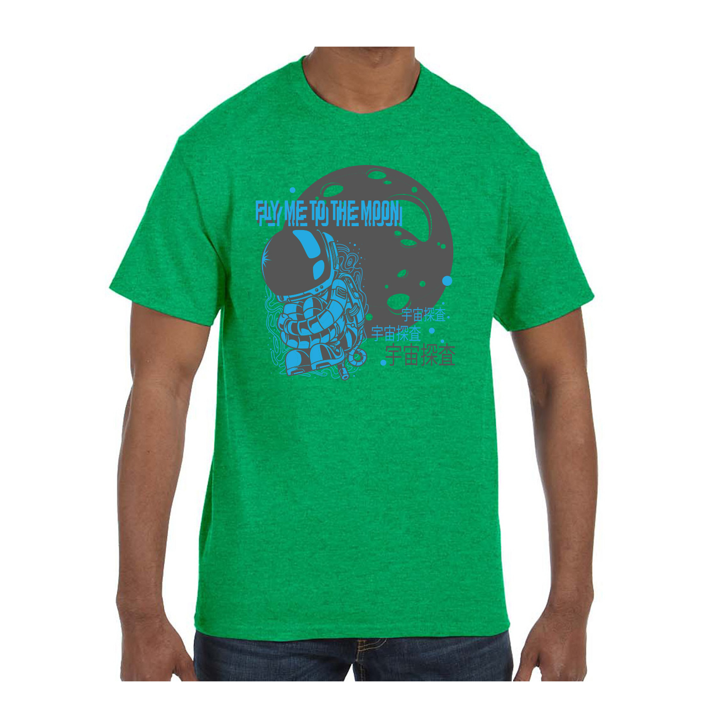 Gildan™ 5.3 oz Cotton Pre-Shrunk T-Shirt (2 Color Imprint) 32