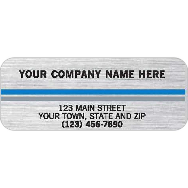 Brushed chrome poly - padded 2