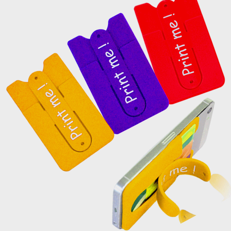 Silicone Mobile Phone Wallet/Holder 2