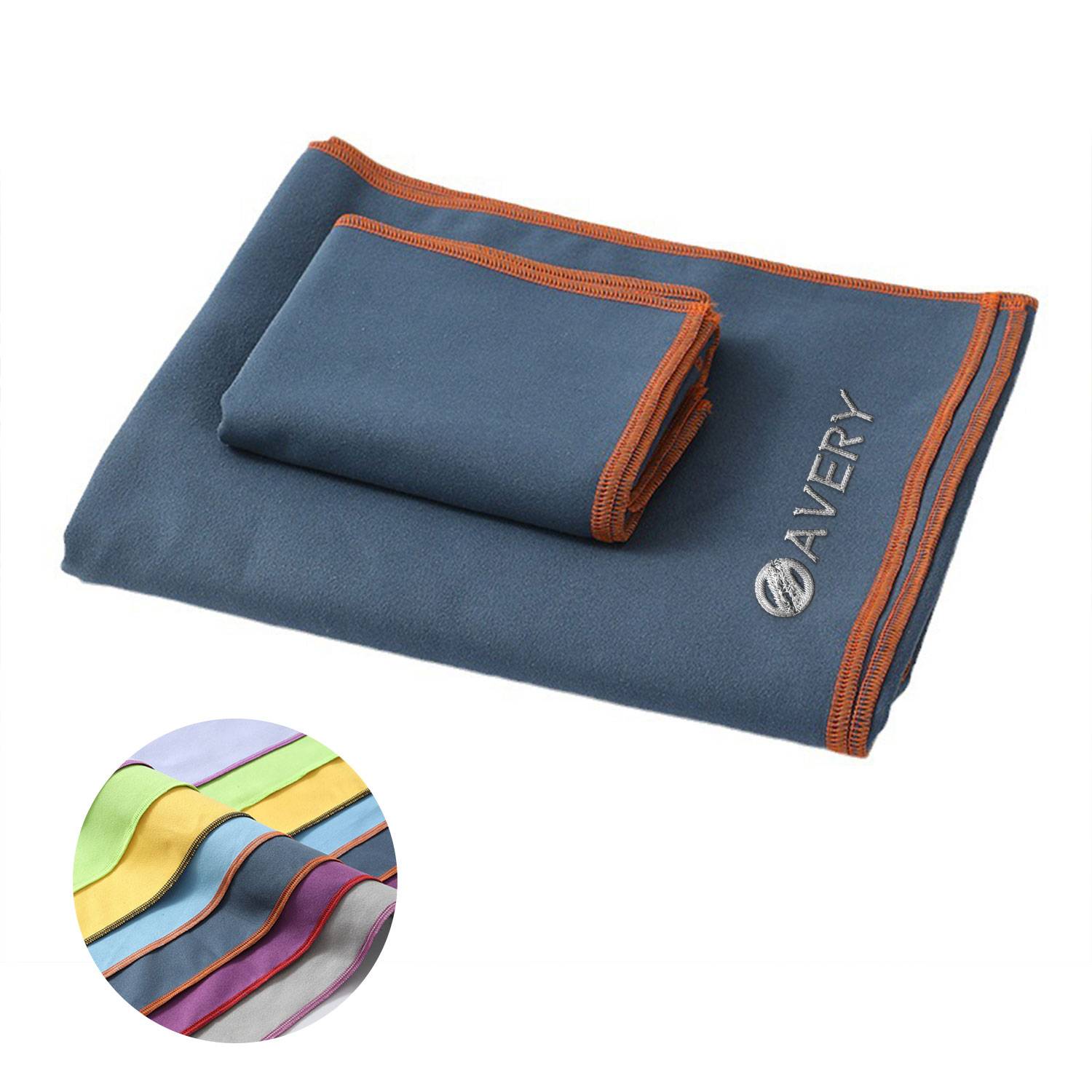 Double-faced pile beach towel