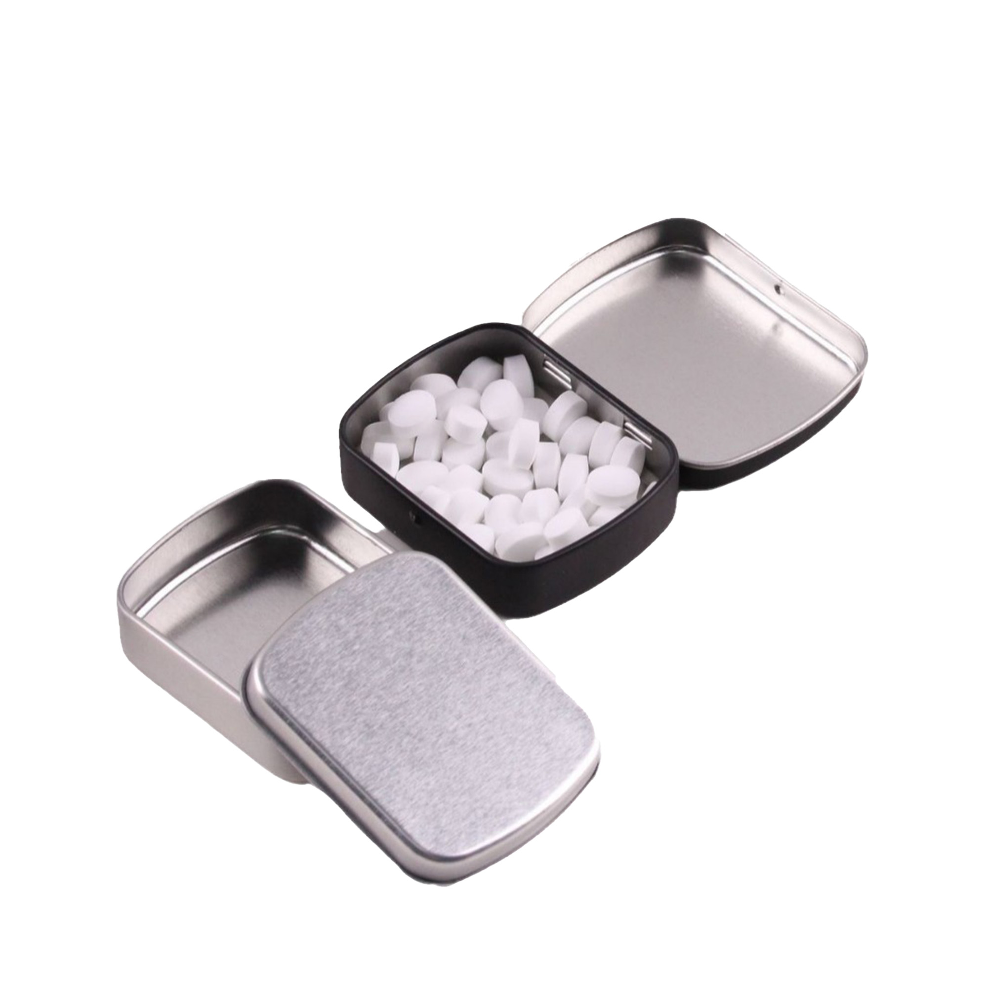 Slide Top Rectangular Metal Container 2