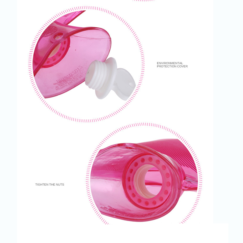 2000ml Transparent Hot Water Bottle Hot Water Bag 19
