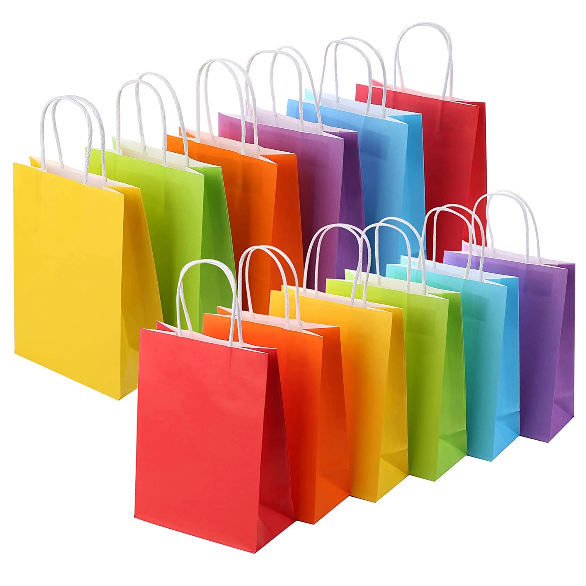 Full Color Kraft Party Portable Gift Bags 2