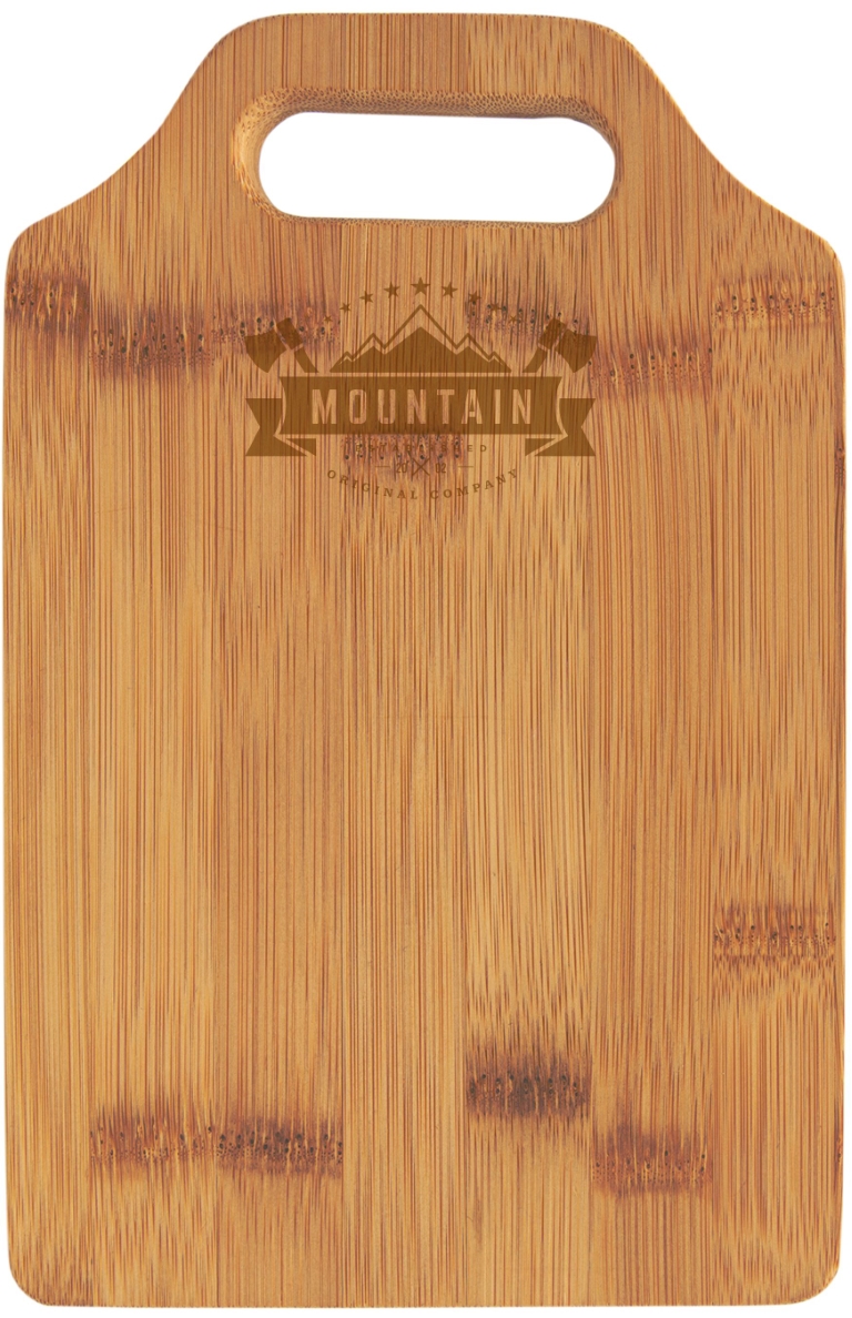 9" x 6" Bamboo Cutting Board with Handle
