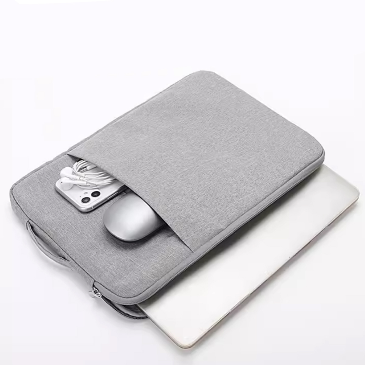 15.6 Inch Laptop Tablet Sleeve with Zipper Closure 8