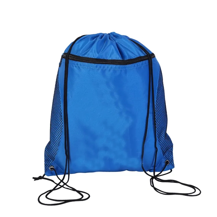 Drawstring Backpack With Mesh Pocket 4