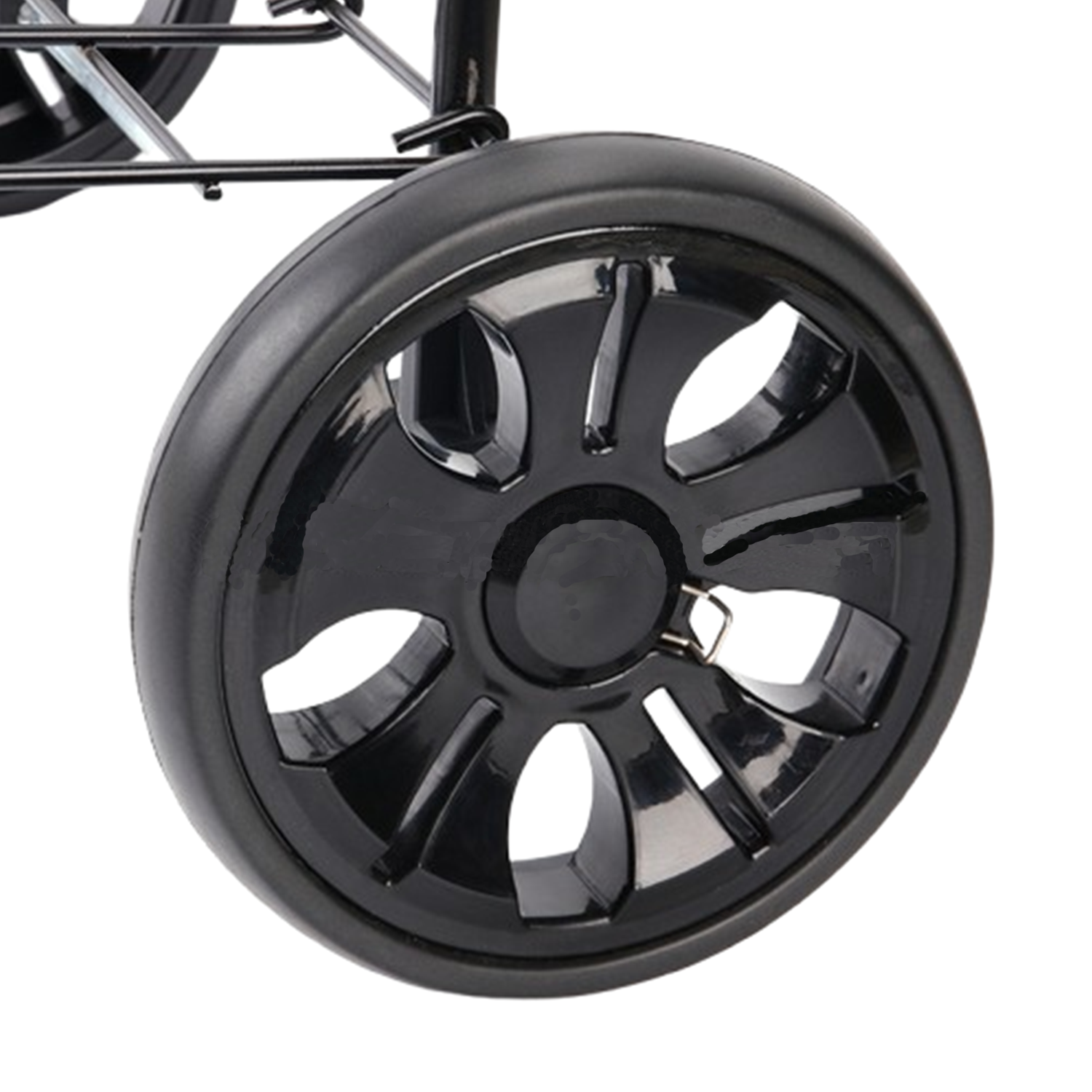 Heavy Duty Steel Shopping Cart w/ Wheels 4