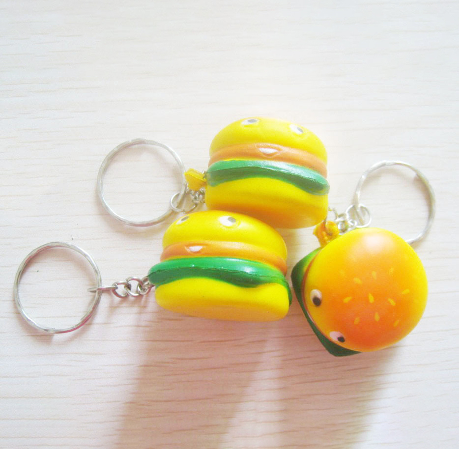 Creative Hamburger Keychain 3