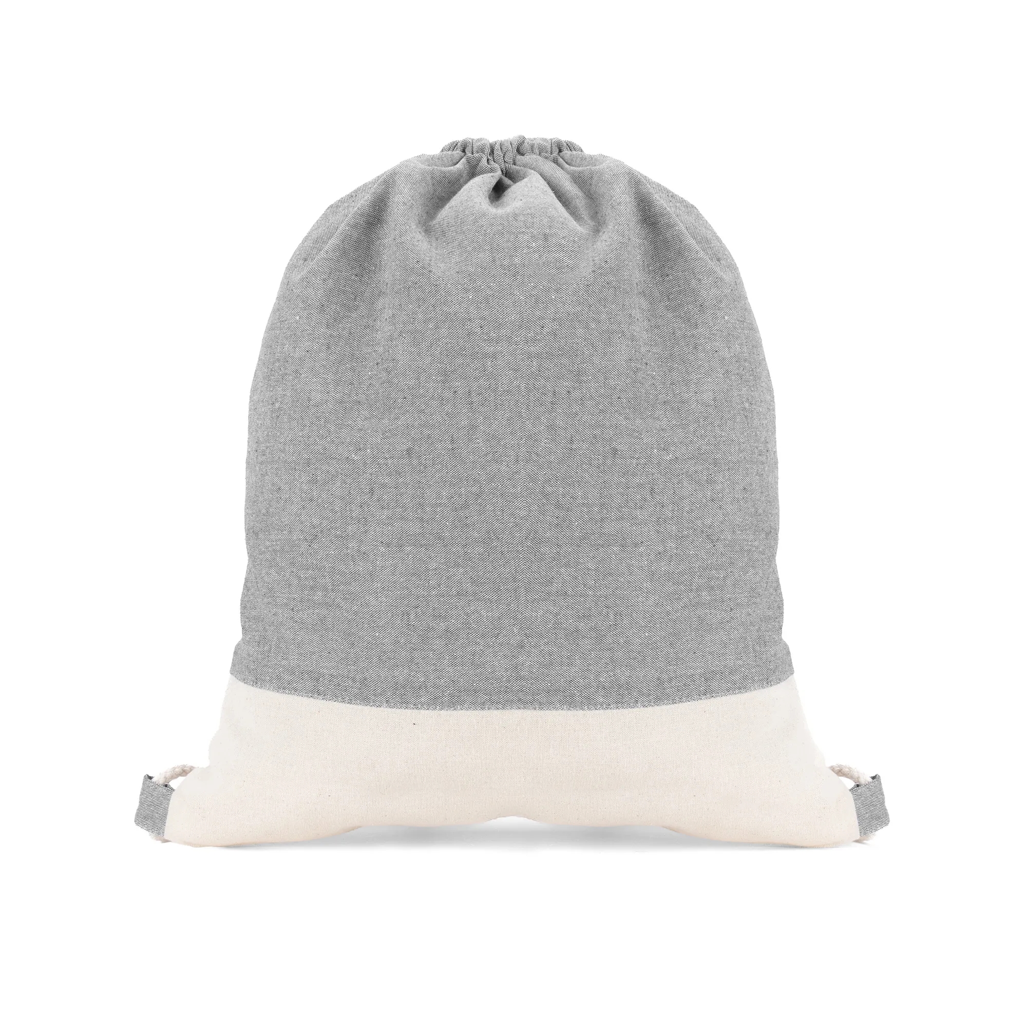 TwinTone Recycled Cotton Drawstring Bag 16