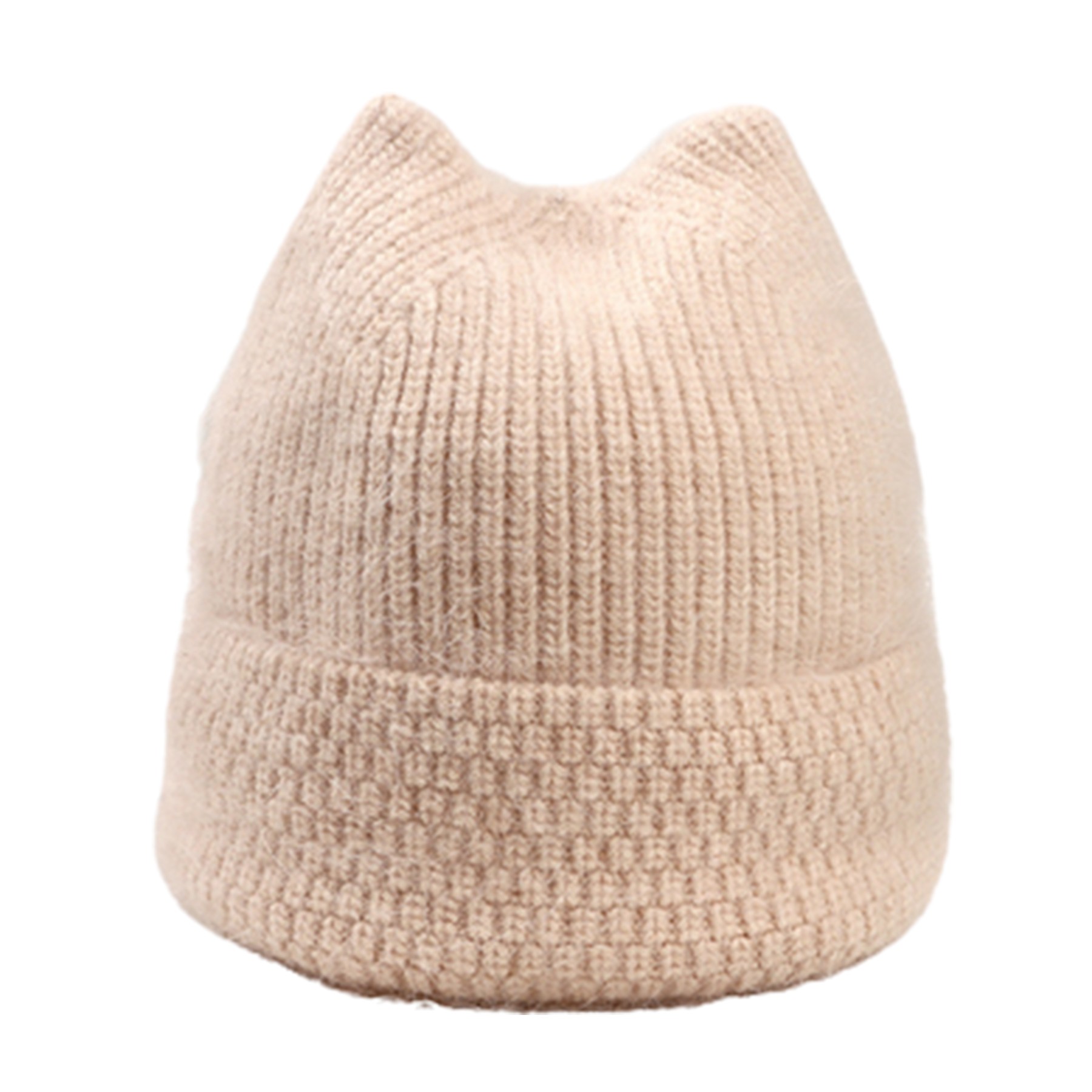 Soft Knitted Hat W/Ear Design 5